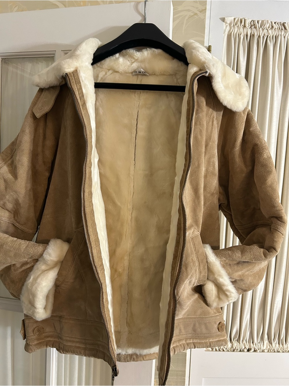 Women’s Y2K - Genuine Leather Jacket with Shearling Lining